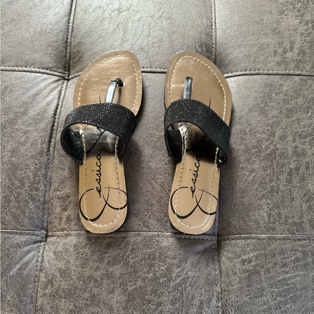 Jessica Simpson Flat Heel Sandals Size 7 1/2